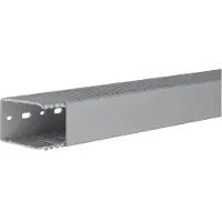 Hager LKG7505007030B Verdrahtungskanal aus PVC LKG 75x50mm steingrau - 2 Meter