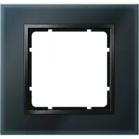 Berker 10116616, Anthrazit, Schwarz, Schraubenlos, , Matte, 1 Stück(e)