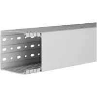 Hager HA7100100 Verdrahtungskanal aus PC/ABS halogenfrei HA7 100x100mm lichtgrau - 2 Meter