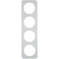 Berker 10142174, Aluminium, Aluminium, Schraubenlos, , Glänzend, R.1