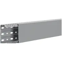 Hager Verdrahtungskanal aus PVC BA7 40x80mm steingrau, Kabelkanal, Grau, PVC, V0, EN50085-2-3, 80 mm