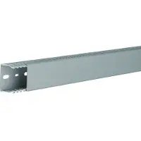 Hager LKG3705007030B Verdrahtungskanal aus PVC LKG 37x50mm steingrau - 2 Meter