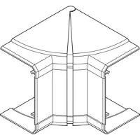 Hager TEH G1251 9010 Inneneck zu BRAN/BRHN70130 rws