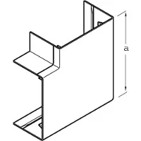 Hager LFF600657030 Flachwinkel hfr zu LF 60x60mm steingrau