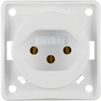Hager Steckdose Berker Schweiz polarweiß 10A 250V