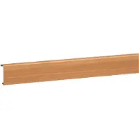 Hager SL200552D2 Recy30% Sockelleistenkanal-Oberteil PVC zu SL 20x55mm Dekor Buche - 2 Meter