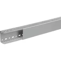 Hager LKG5012507030B Verdrahtungskanal aus PVC LKG 50x125mm steingrau - 2 Meter