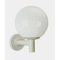 Albert 680801 Wandleuchte Typ Nr. 0801 - Farbe: weiß, für 1 x A65 - 150 W, E27*** ACHTUNG: 2 Packstücke ***