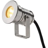 SLV 233570 DASARPROJECTOR, Outdoor Strahler, LED, 3000 K, IP68, edelstahl 316, 12-24V, 7 W