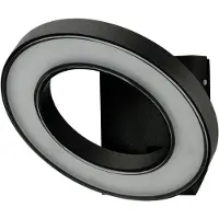 ALBERT LEUCHTEN 660210 Wandleuchte Typ Nr. 0210 - schwenkbar - Farbe: schwarz, mit 1 x LED 16W.