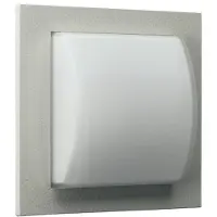 Albert Estara II Außenwandleuchte weiß, H 30 cm, B 26,5 cm, T 9 cm, IP44, dimmbar, E27