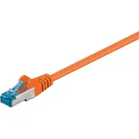 GOOD CONNECTIONS Alcasa Cat6a 0.5m, 0,5 m, Cat6a, S/FTP (S-STP), RJ-45, RJ-45, Orange
