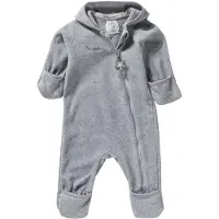 Sterntaler Fleeceoverall "Overall Fleece", Jungen, Gr. 74, EURO, silber (silber meliert), Obermaterial: 100% Polyester PES., Overalls Fleeceoverall