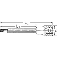 Stahlwille 1054TX Schraubendrehereinsätze, 1/2", T60