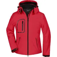 James & nicholson Wintersoftshelljacke Damen JN1001 Gr. L rot