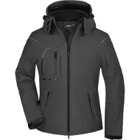 James & nicholson Wintersoftshelljacke Damen JN1001 Gr. M schwarz