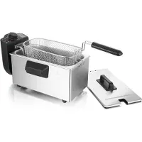 Emerio Fritteuse DF-120482.2, 3 L, 2000 W, schwarz
