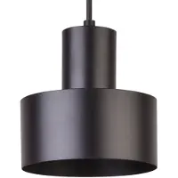 Sigma Hängeleuchte Rif aus Metall, schwarz, Ø 15 cm