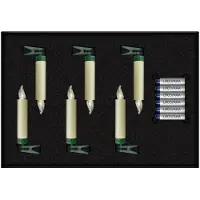Krinner LUMIX SuperLight Elfenbein Mini Erweiterung, Girlande, Elfenbein, Einfarbig, Weihnachten, IP44, Akku