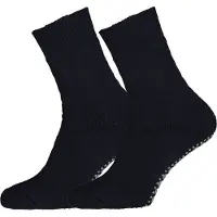 Falke Homepads Herren Haussocken, 43-46, Blau, Uni, Baumwolle