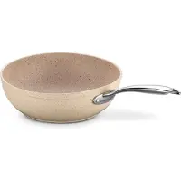 Korkmaz Granita Wokpfanne - 24 x 6,5 cm - 5-fach Beschichtung & Kratzfest