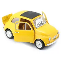 Bburago Fiat 500 F 1965, Oldtimer-Modell, Vormontiert, 1:24, Fiat 500F del 1965, Unisex, Metall, Kunststoff