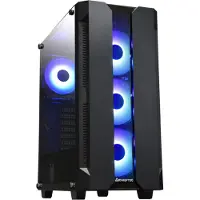 Chieftec GS-01B-OP, Tower, PC, Schwarz, ATX, micro ATX, Mini-ITX, SPCC, Gehärtetes Glas, Gaming