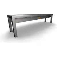 CombiSteel Wärmebrücke mit 4 Keramik-Heizern – 1000W, 1400 mm