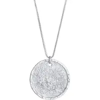 KUZZOI Lange Kette "Halskette Herren Anhänger Coin Antique 925 Silber" Gr. 70, silber, Halsketten, Herren, ohne Stein, Silber 925 (Sterlingsilber), Lange Kette