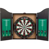 My Hood - Home Dart Center, Dartscheibenschrank, Schwarz, Grün, Mitteldichte Faserplatte (MDF), 630 mm, 7,5 kg, 1 Stück(e)