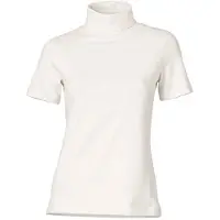 HEINE T-Shirt "Rollkragen-Shirt Rollkragenshirt in taillierter Form", Damen, Gr. 34, beige (ecru), Modisch, Shirts T-Shirt