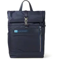 Piquadro PQ-Bios Roll Top Laptoprucksack 15,6" Ultramarinblau