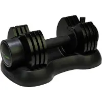 Tunturi Selector Dumbbell, verstellbare Kurzhantel mit bis zu 12,5kg, 2,5kg Schritten