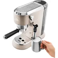 De'Longhi Delonghi Kaffeemaschine Dedica Metallics EC785.BG Pumpendruck 15 bar, Eingebauter Milchaufschäumer, Manuell, 1300 W, Beige