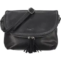 Tom Tailor Lari Damen Umhängetasche Crossbody Bag Mittelgroß Schwarz