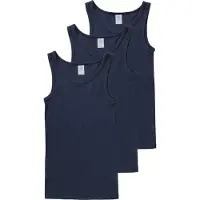 Sanetta Unterhemd "Unterhemd 3er Pack", Jungen, Gr. 176, N-Gr, blau, Obermaterial: 100% Baumwolle CO., Unterhemden Unterhemd