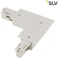 SLV Eutrac Aufbauschienen L-Verbinder in Weiß Erde: innen