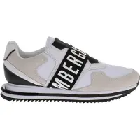 Bikkembergs Freizeitschuhe für Damen in Beige, mit einem Obermaterial aus Leder und Textil
