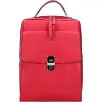 Piquadro DF Kleiner Laptoprucksack 13,3" rot