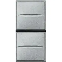 Legrand Bticino Bticino HC4036 Doppeltaster aluminium