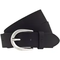 Mustang Ledergürtel "Madison", Damen, Gr. 80, schwarz, Rindsleder, unifarben, Gürtel Ledergürtel, aus Rindsleder, mit Pull-Up-Leder, Topseller
