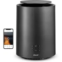 Duux Threesixty 2, Elektrischer Raumheizlüfter, Keramik, Android, iOS, Drinnen, Tisch/Bank, Tisch, Grau