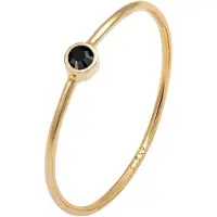 Elli Silberring "Ring Stacking Basic Kristalle 925 Silber" Gr. 56, gold, Fingerringe, Damen, 56, Silber 925 (Sterlingsilber), Silberring
