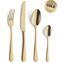 Amefa 24-tlg. Besteckset AUSTIN 24-teilig gold mattiert