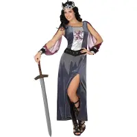 Atosa Metalized Medieval Queen Damenkostüm