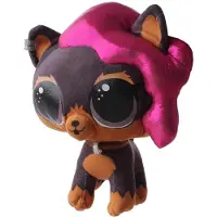 Spin Master Play by Play L.O.L Pets Maskottchen RUFF ROCKER Plüsch 23cm braun