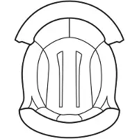 Shark D Skwal Cap Lining Innenpolsterung