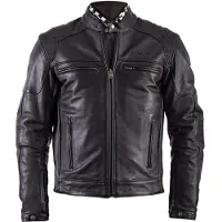 Helstons Trust Motorrad Lederjacke, schwarz, S