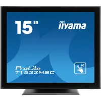Iiyama T1532MSC-B5X, 38,1 cm (15"), 1024 x 768 Pixel, XGA, LED, 8 ms, Schwarz