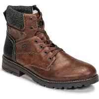 Rieker Winterstiefelette , Herren, Gr. 46, Schurwolle, braun (dunkelbraun), Lederimitat, Schuhe Winterstiefelette, mit Schaftpolsterung